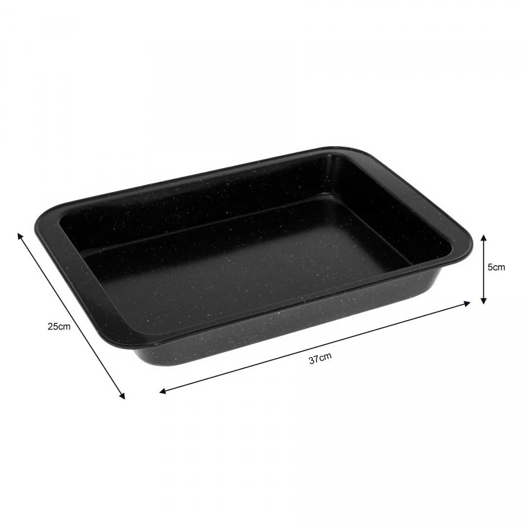 King Hoff Kepimo forma, juodo marmuro 37x25x5cm kinghoff