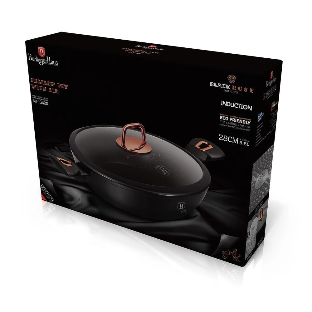 Berlinger Haus Roaster 28 cm Juodas Rose Collection BH / 1640N universalus