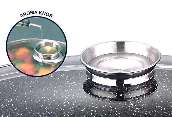 Brytfanna Kepimo skarda su nelimpančia marmurine danga „Kinghoff“