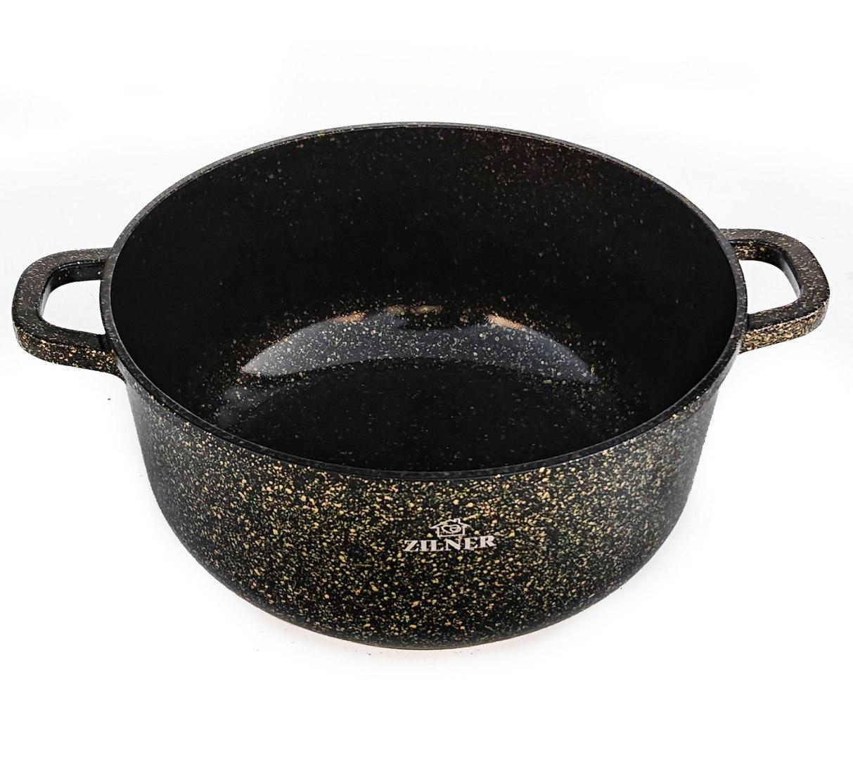 17 dalių indų rinkinys su marmurine danga ZILNER ZL-7215