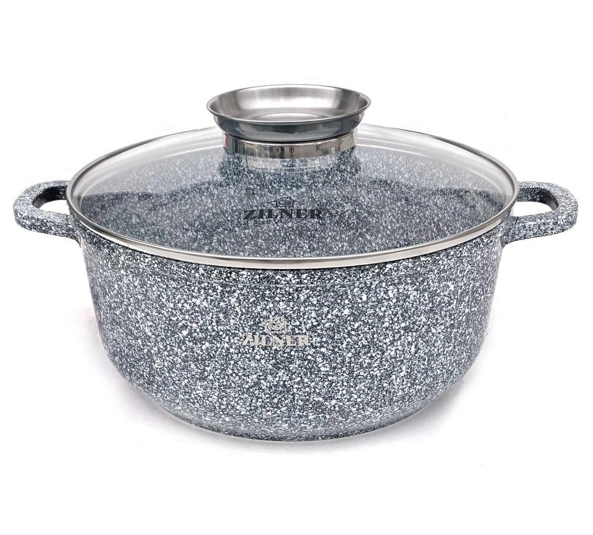 Zilner Marmurinis puodas su dangčiu 6,8l / 28cm
