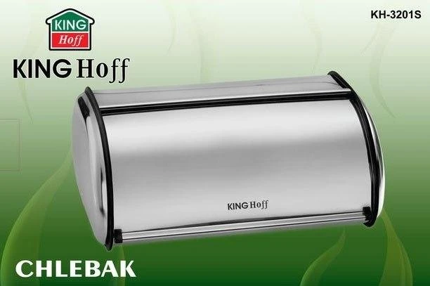 King Hoff Chlebak Plieninė duoninė, sidabrinė „Kinghoff“