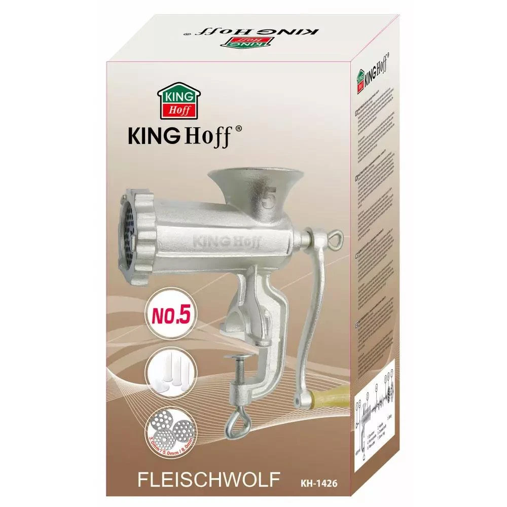 King Hoff Maszynka Mėsmalė, ketaus, 5 kinghoff
