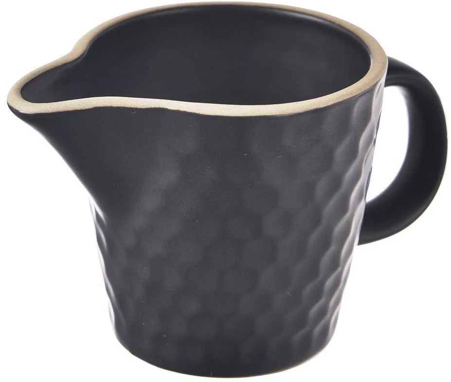 Lumarko Orion keraminis pieno ąsotėlis 100 ml, juodas