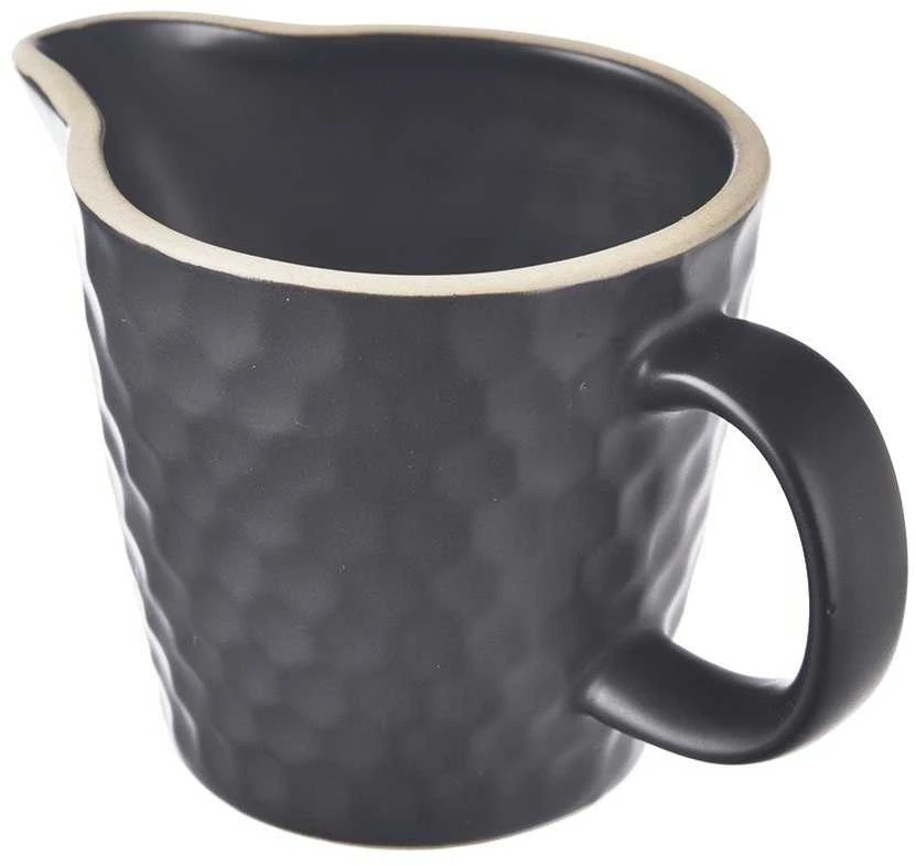 Lumarko Orion keraminis pieno ąsotėlis 100 ml, juodas