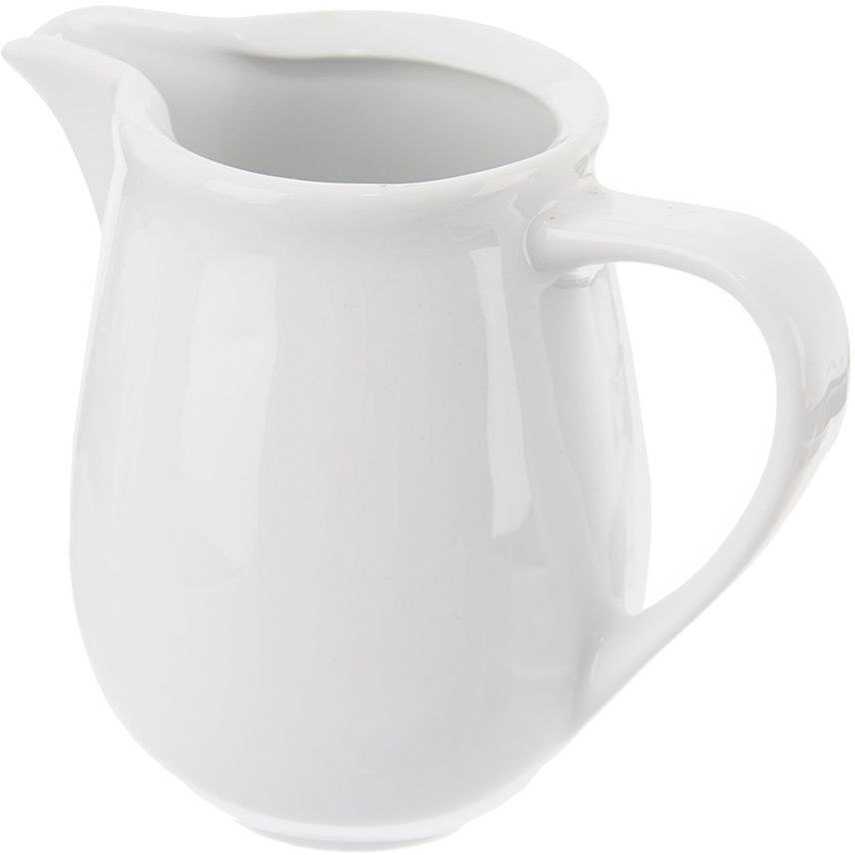 Orion Pieno ąsotis porcelianas MONA 80 ml baltas