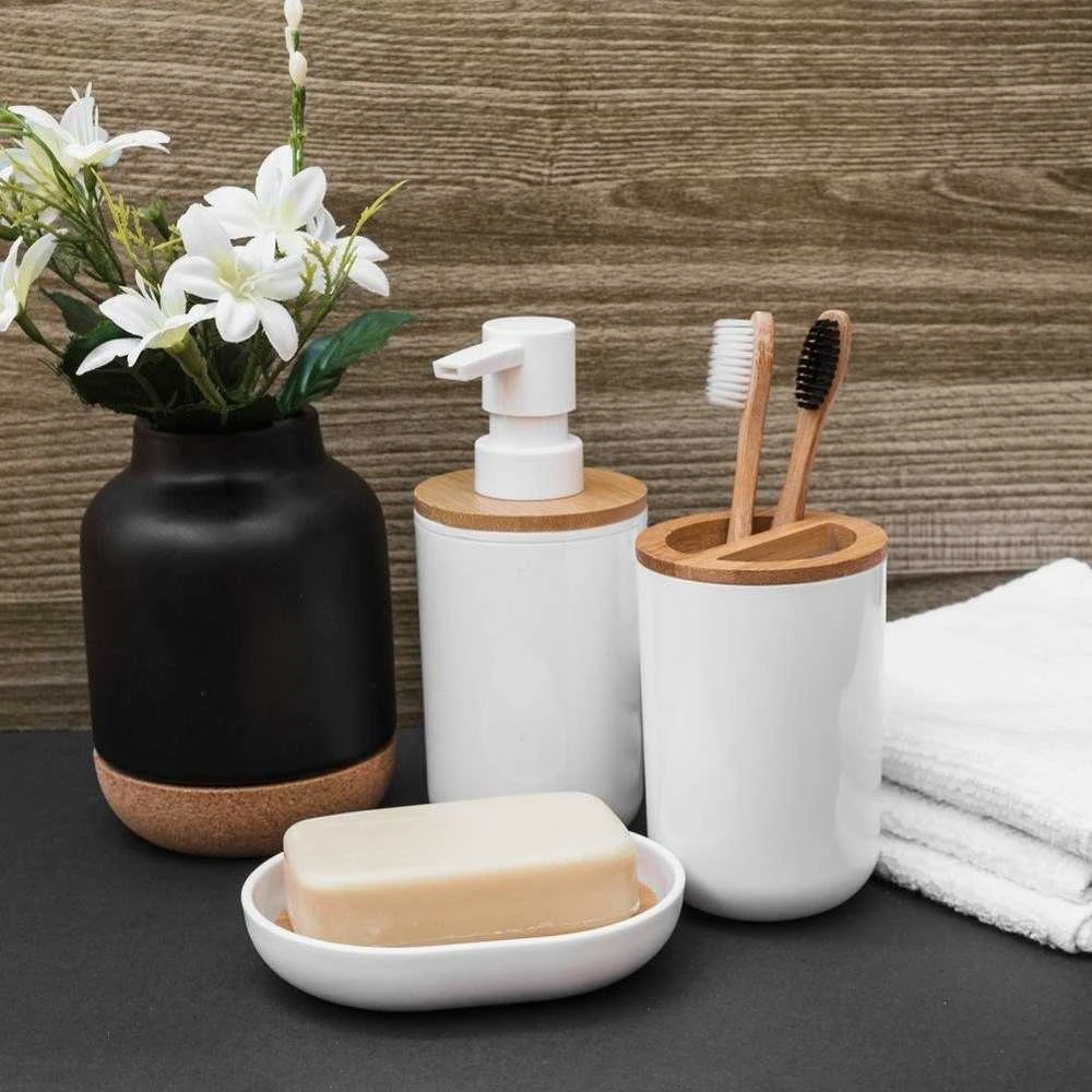 Bathroom Solutions Bamboo Muilinė su bambuko nusausintuvu