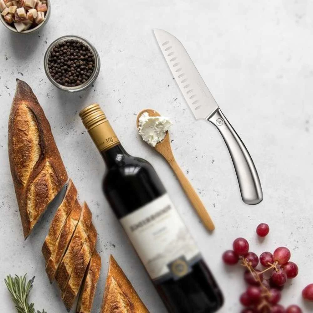 Maestro Riposo Peilis Santoku lenkta rankena 12 cm, 1496