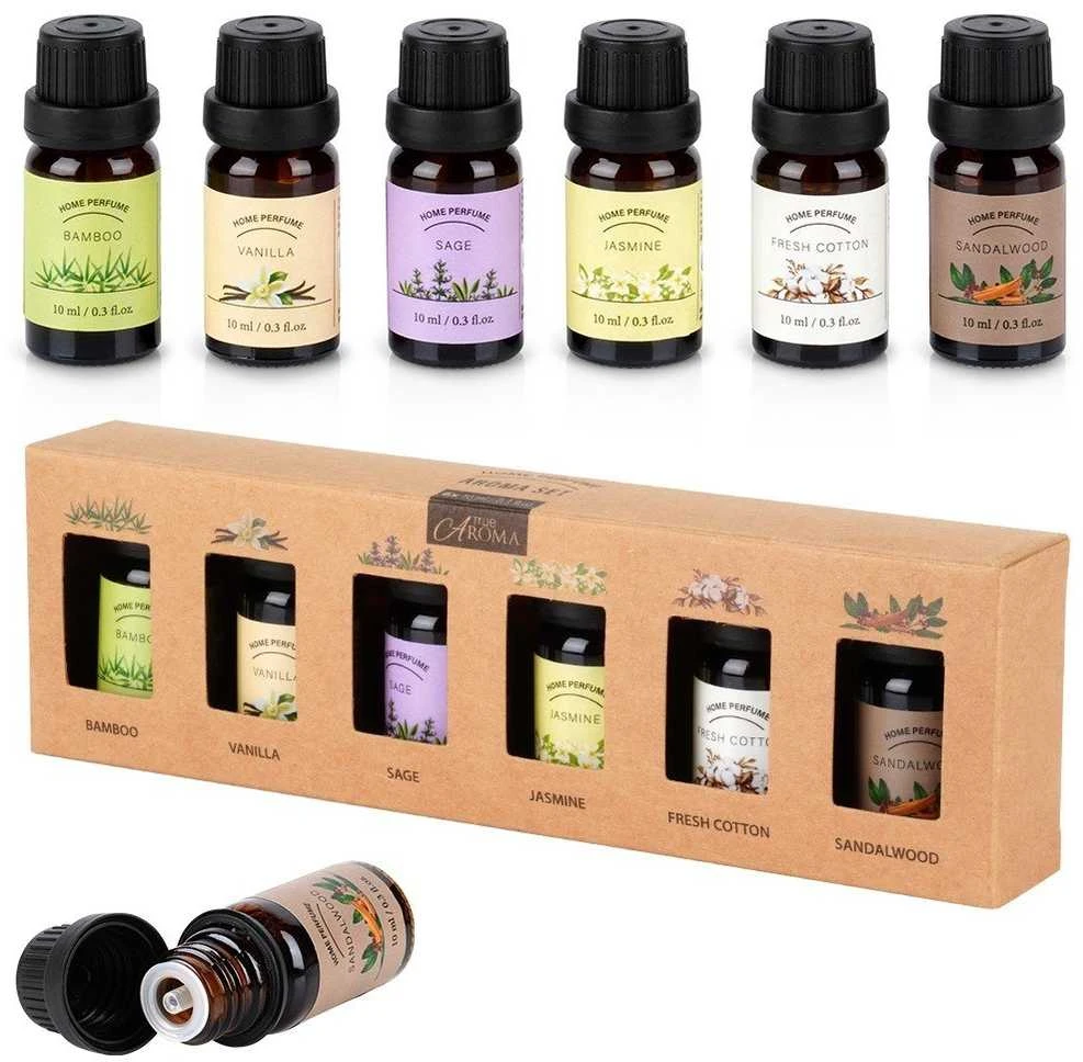 Drėkintuvas Vilde Ätherisches Öl-Set ätherische Öle Naturduftöl 10 ml 6 Stk.