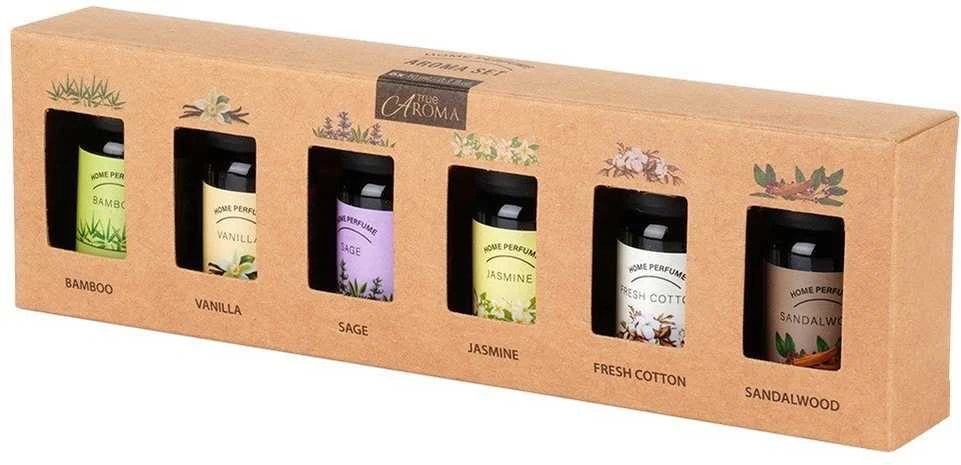 Drėkintuvas Vilde Ätherisches Öl-Set ätherische Öle Naturduftöl 10 ml 6 Stk.