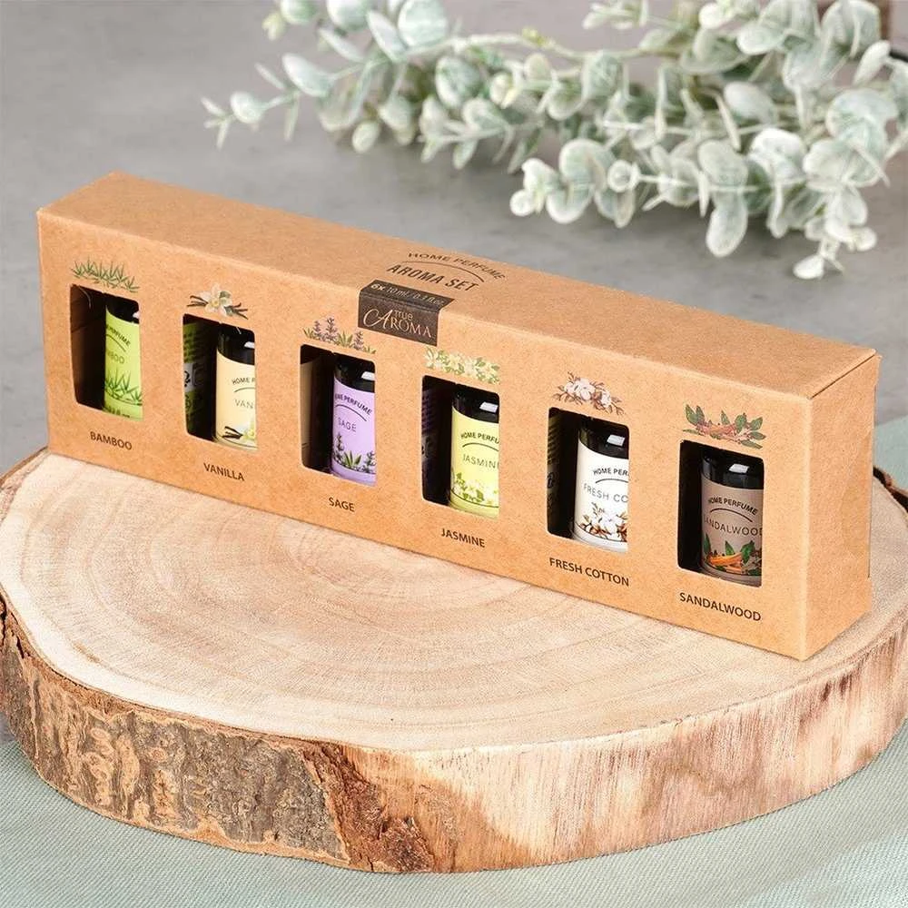Drėkintuvas Vilde Ätherisches Öl-Set ätherische Öle Naturduftöl 10 ml 6 Stk.