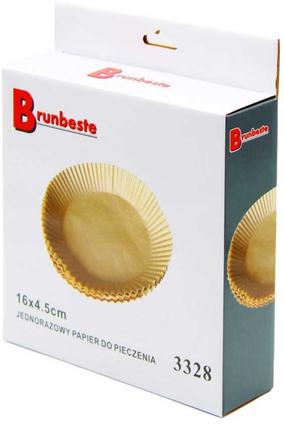 Brunbeste Popierinis kasetės įdėklas keptuvei 16 cm 100 vnt. (3328)