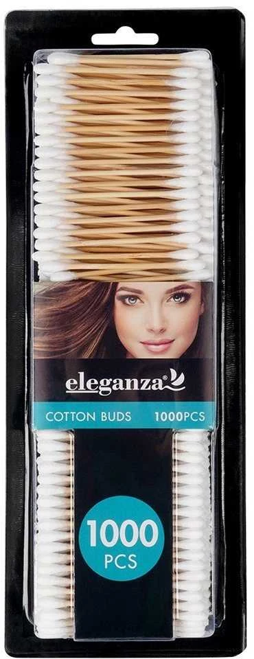Home Styling Collection Eleganza kosmetiniai lazdelės, 1000 vnt. bambuko ir medvilnės