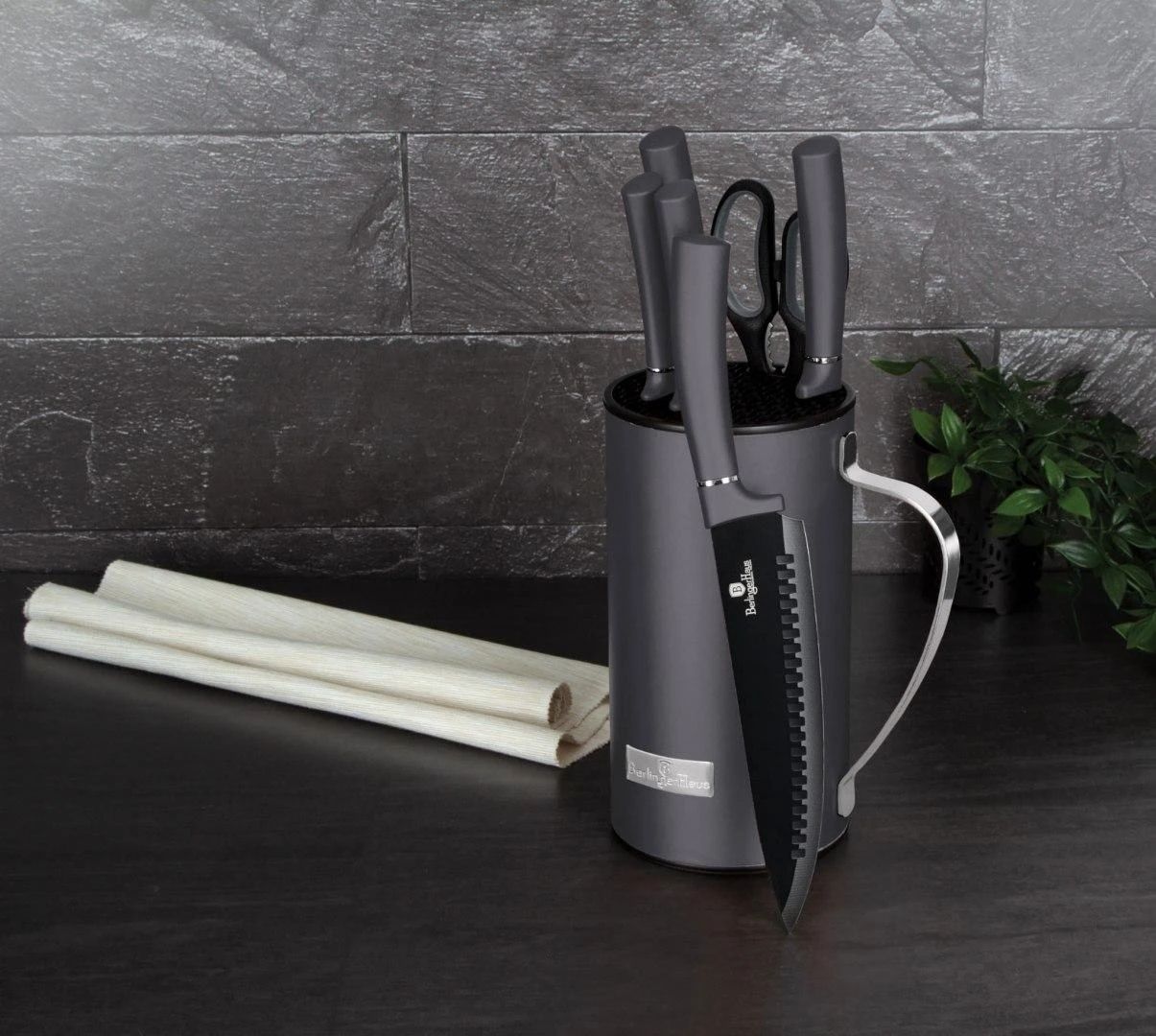 Berlinger Haus BERLINGER HAUS BH-2600 PEILIŲ RINKINYS STONE