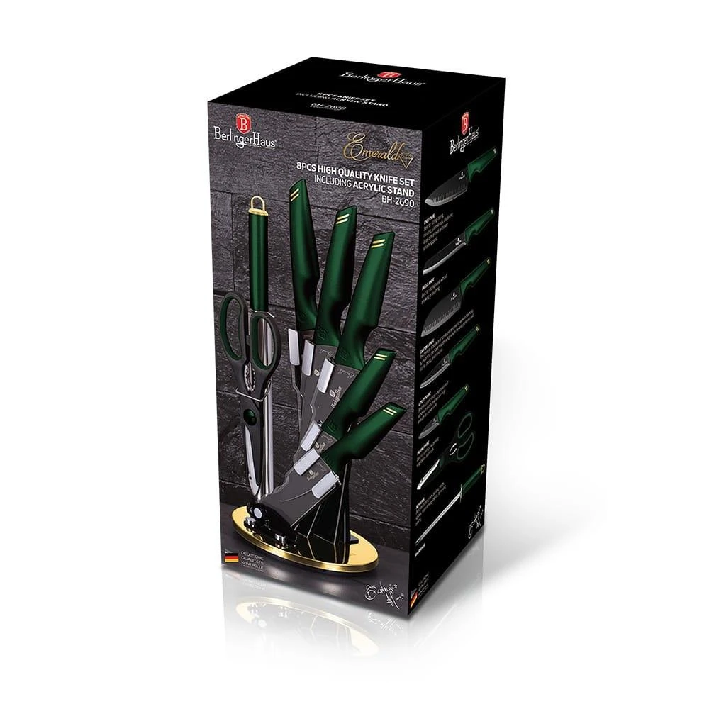Berlinger Haus Peilių rinkinys (8 dalių) Emerald Collection | BH/2690