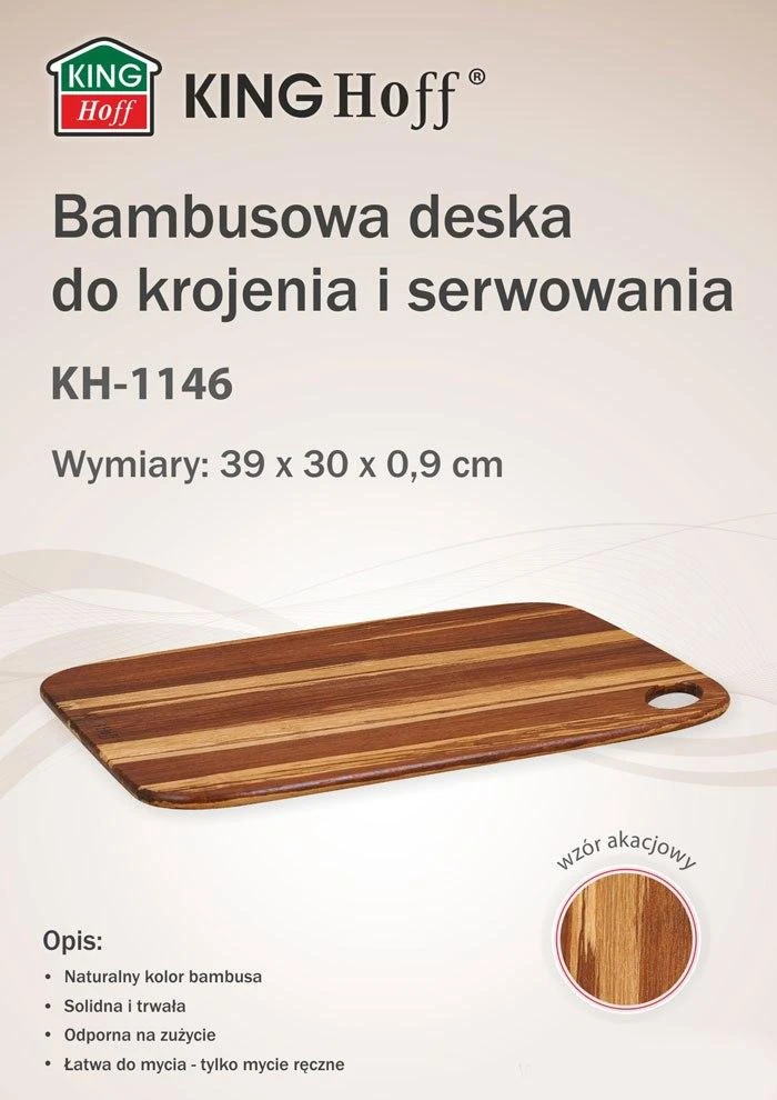 King Hoff Deska do krojenia KingHoff 39x30cm