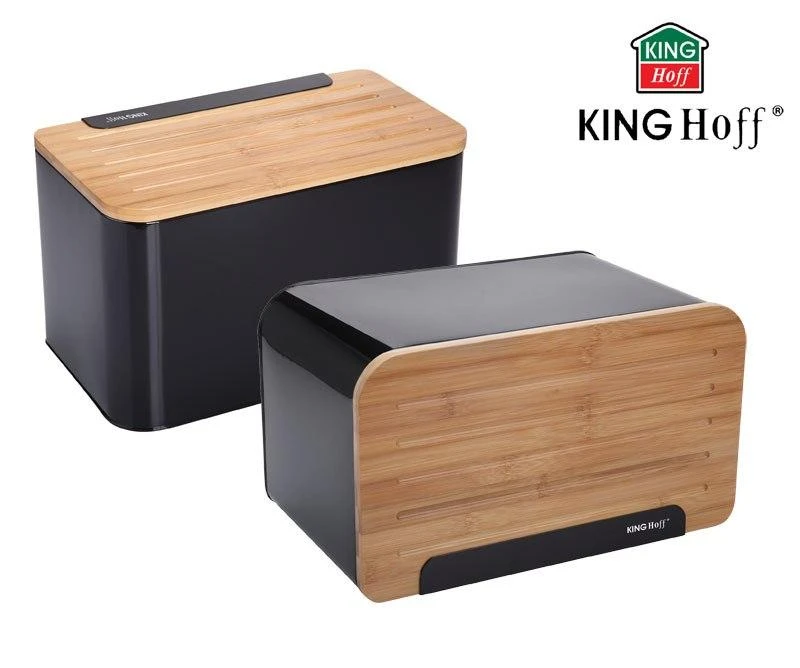 King Hoff Chlebak „Kinghoff“ plieno ir bambuko duoninė, juoda