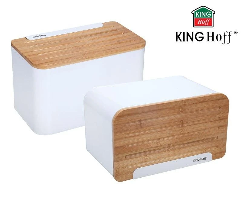 King Hoff Elegantiška duoninė su bambuko pjaustymo lentele KH-1072