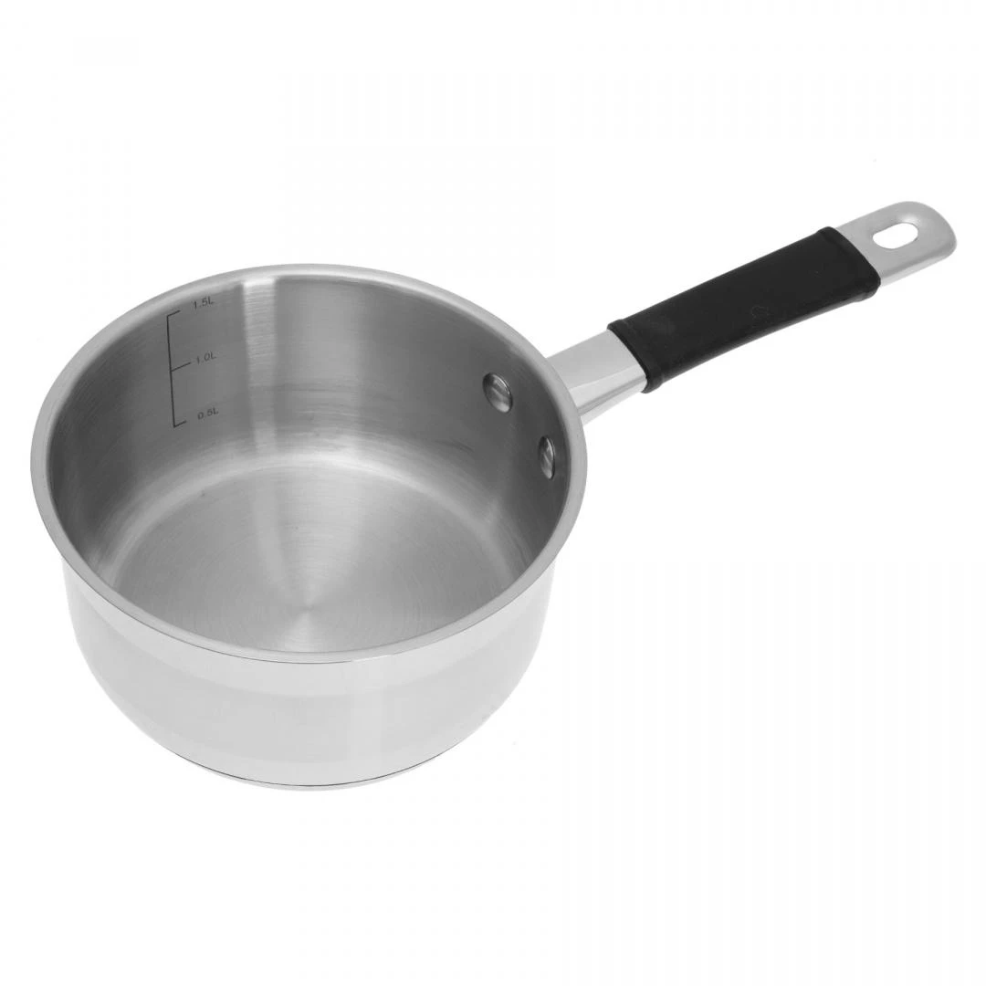 King Hoff Kaistuvas Puodas su dangčiu, plieno, 16 cm skersmens, 1,5 l talpos, „Kinghoff“