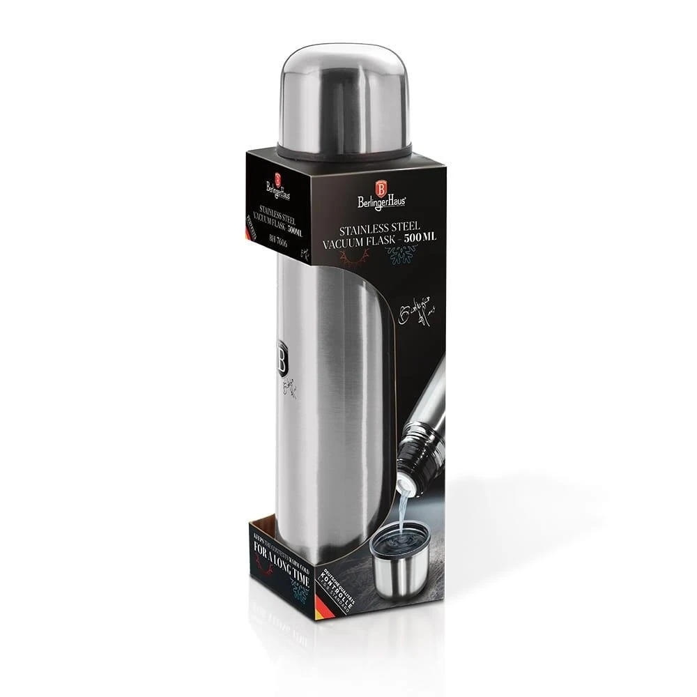 Plieninis termosas 0,5 l BERLINGER HAUS MOONLIGHT BH-7606