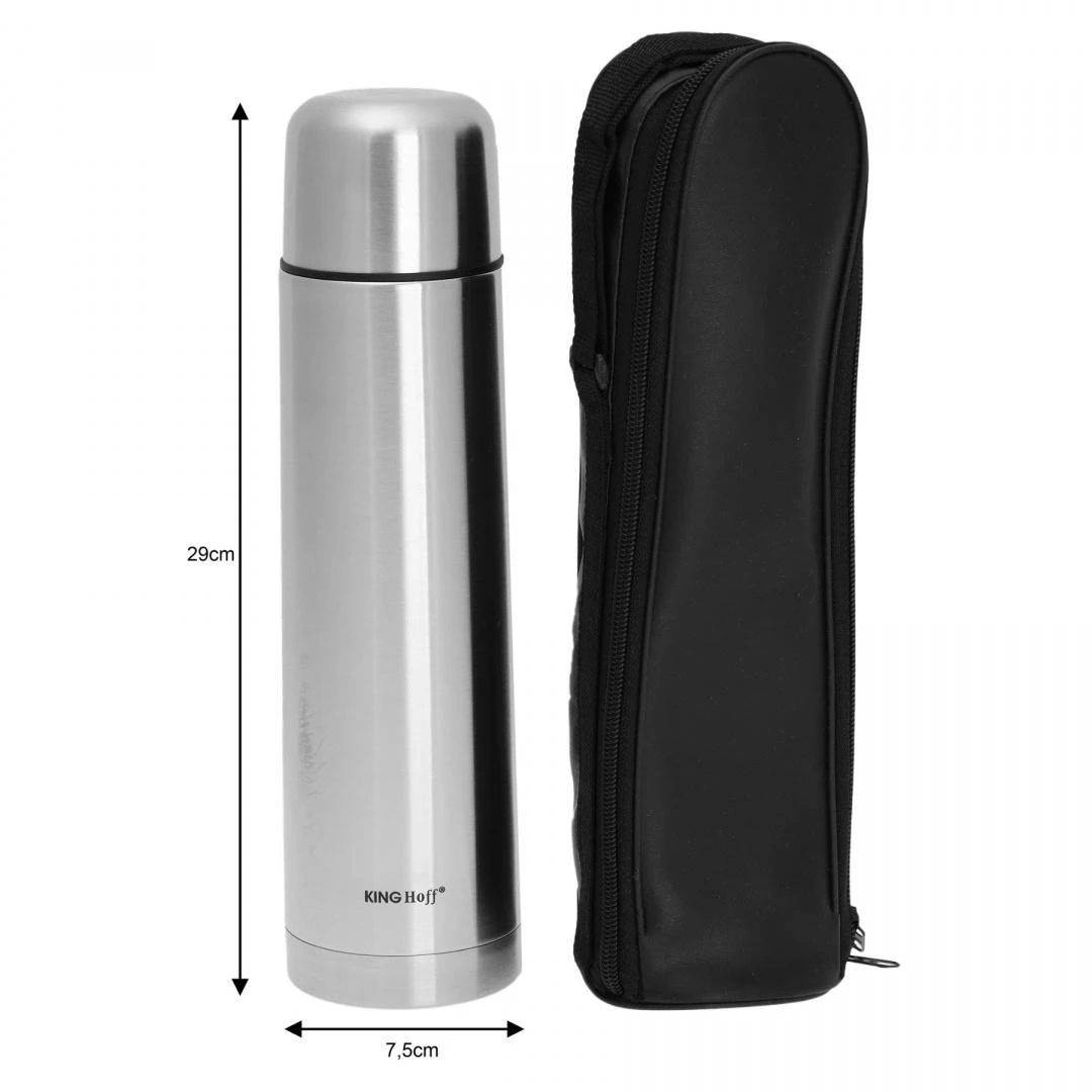King Hoff Termosas 0,75 l, „Kinghoff“ plienas