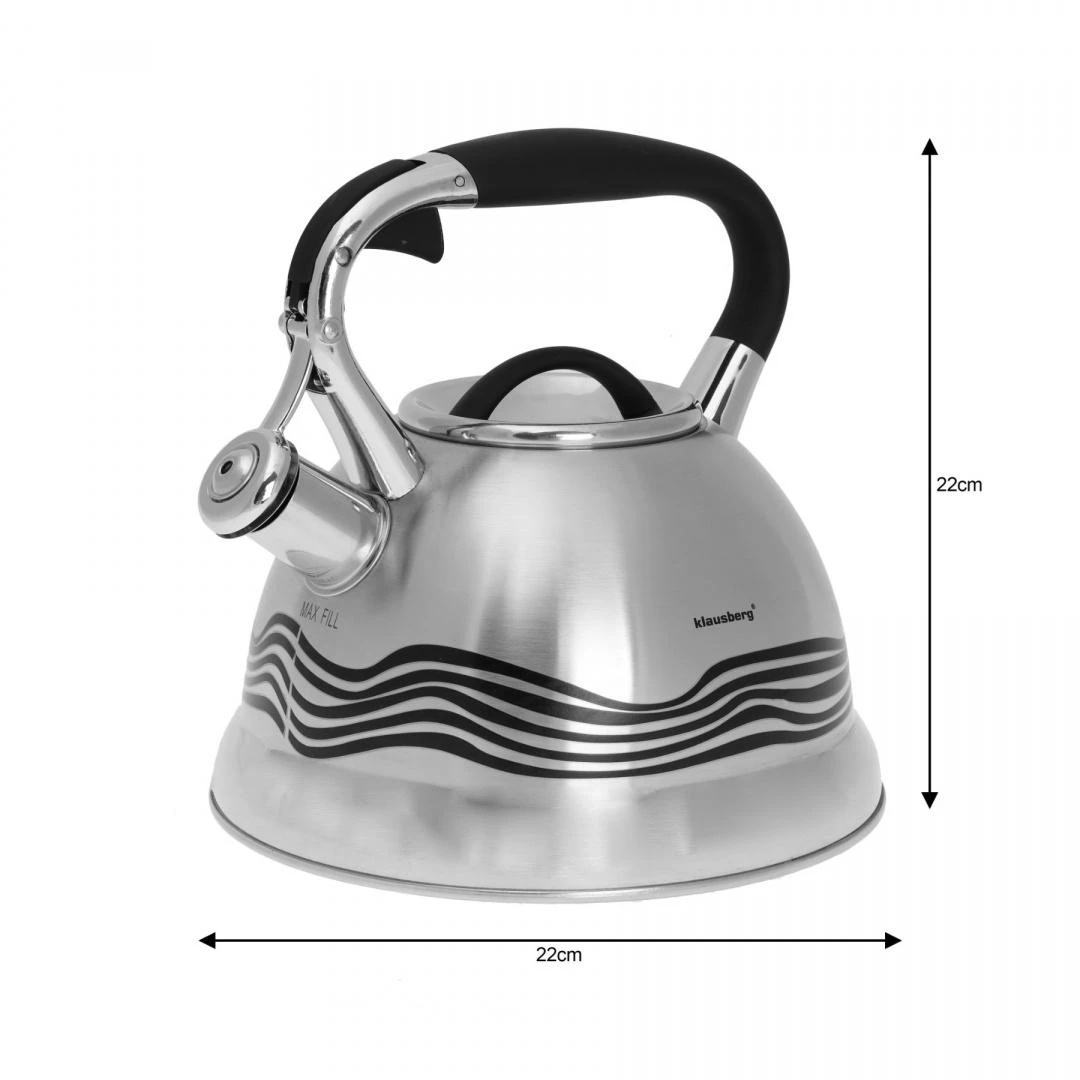 Virdulys, Tradicinis virdulys 2,7 l, nerūdijančio plieno Klausberg