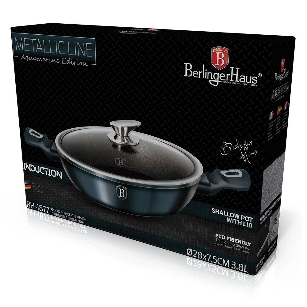 Berlinger Haus vazonas GRANITAS 28cm BERLINGER HAUS AQUAMARINE BH-6794