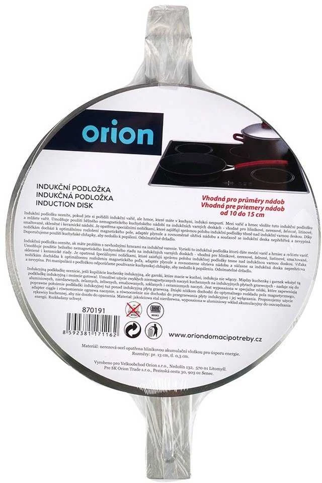 Orion Adapteris indukcinei 13 cm plieno
