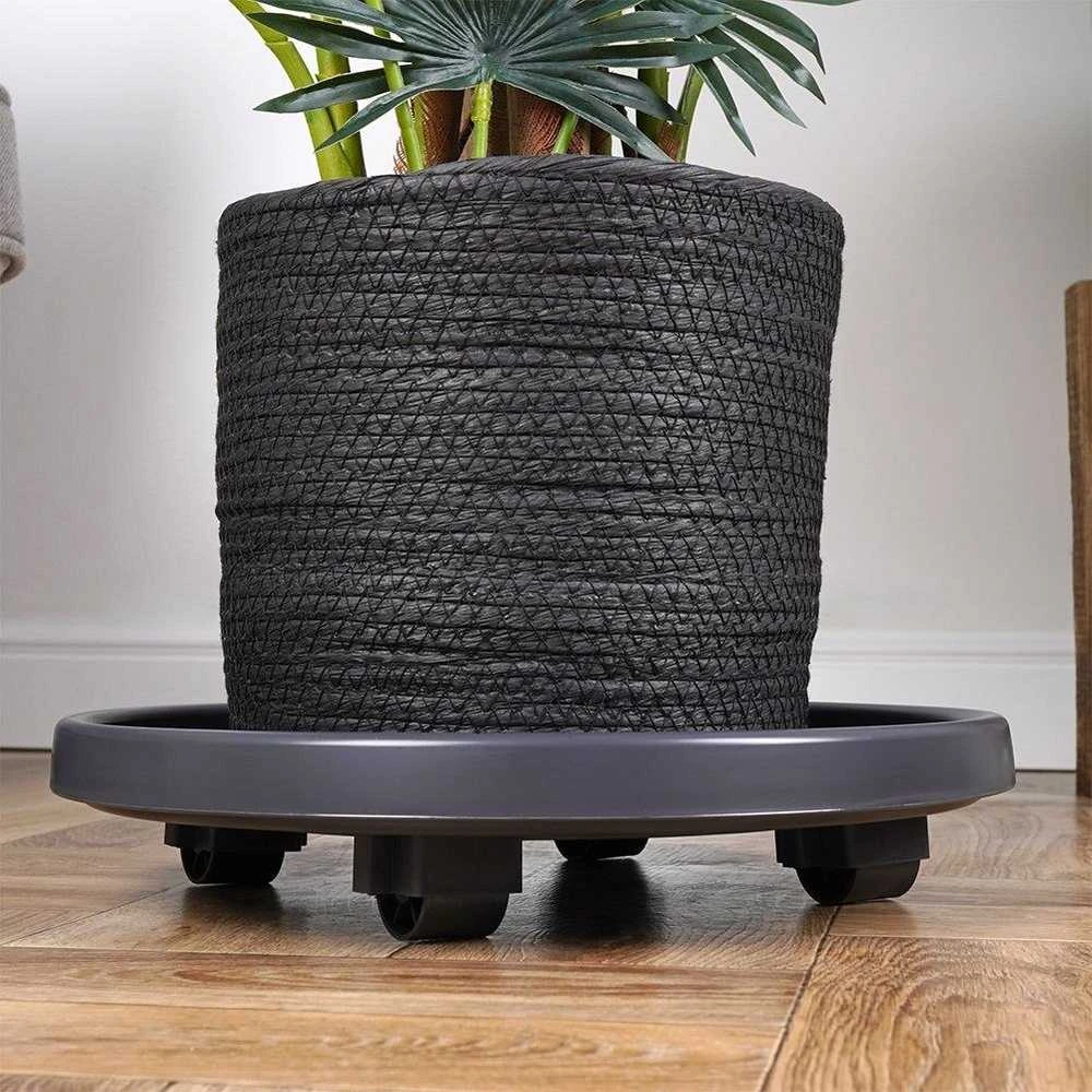 Nature Augalų padėklai su ratukais 35 cm