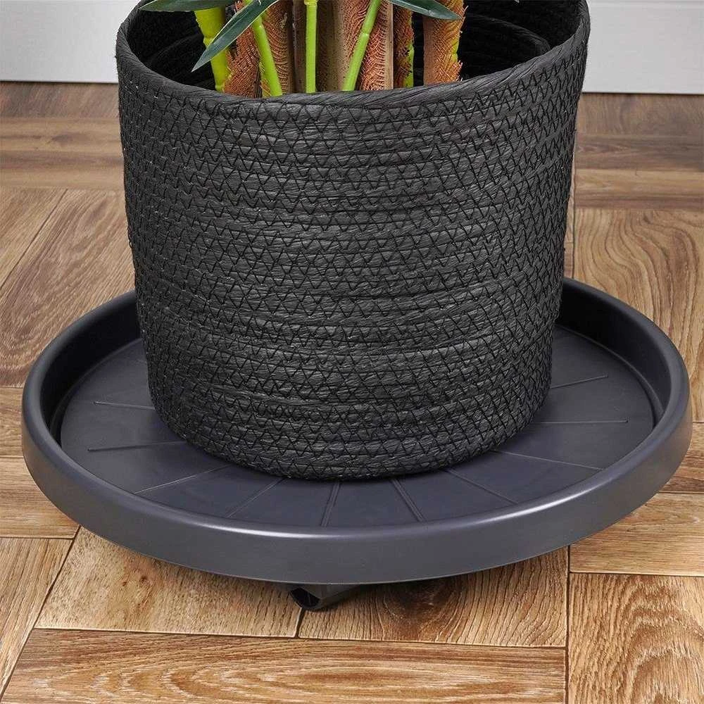 Nature Augalų padėklai su ratukais 35 cm