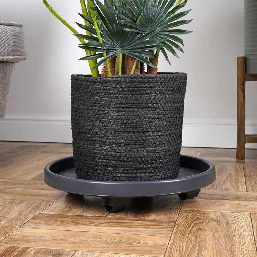 Nature Augalų padėklai su ratukais 35 cm