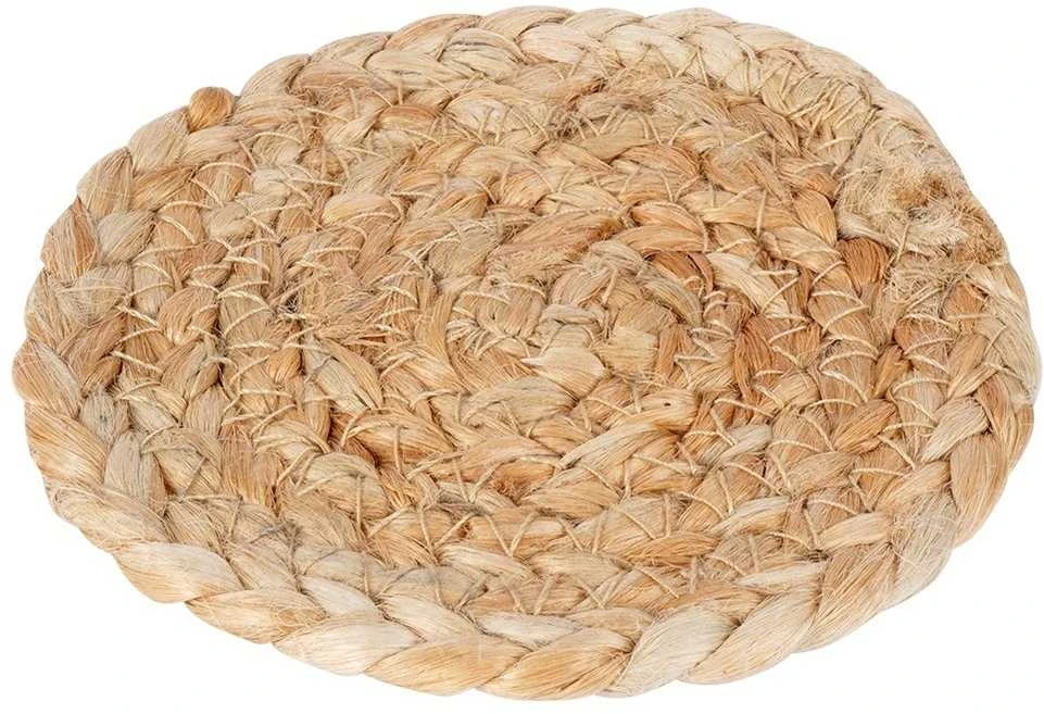 Crafters Home Styling Collection Padėkliukai puodeliams 10 cm, natūralūs, 4 vnt.