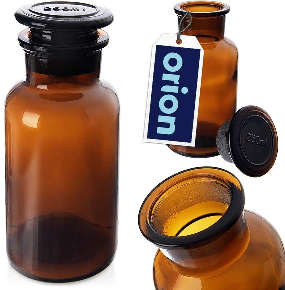 Orion Stiklinė Butelis 250 ml Retro Brown