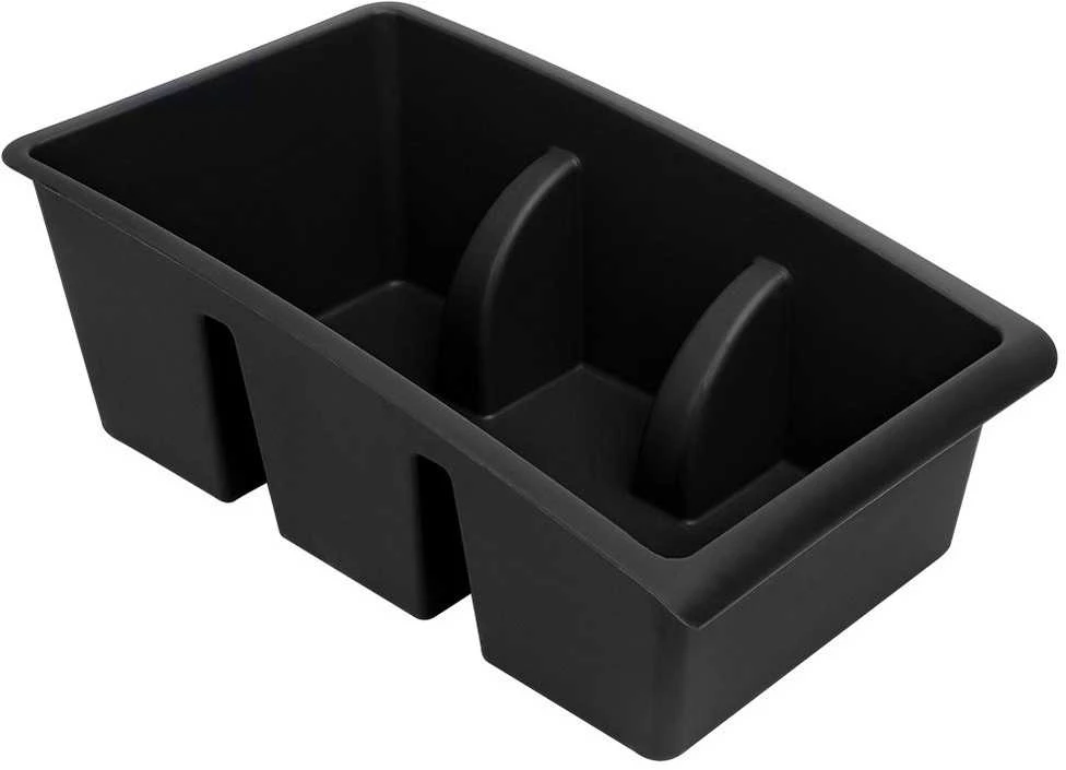 Vilde Prieskonių dėžutė organizatorius juoda 25x15x9 cm