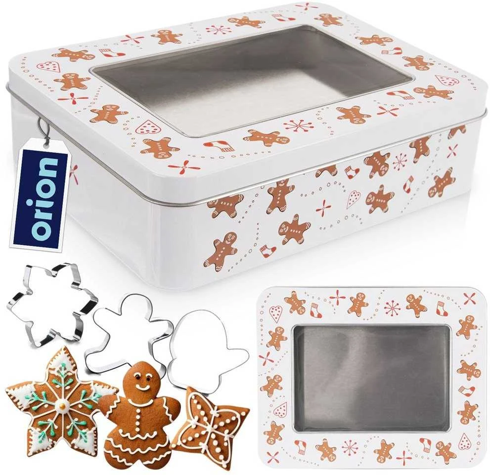 Orion metalinis dėžutė sausainiams PIERNICZEK 18x14,5x5 cm
