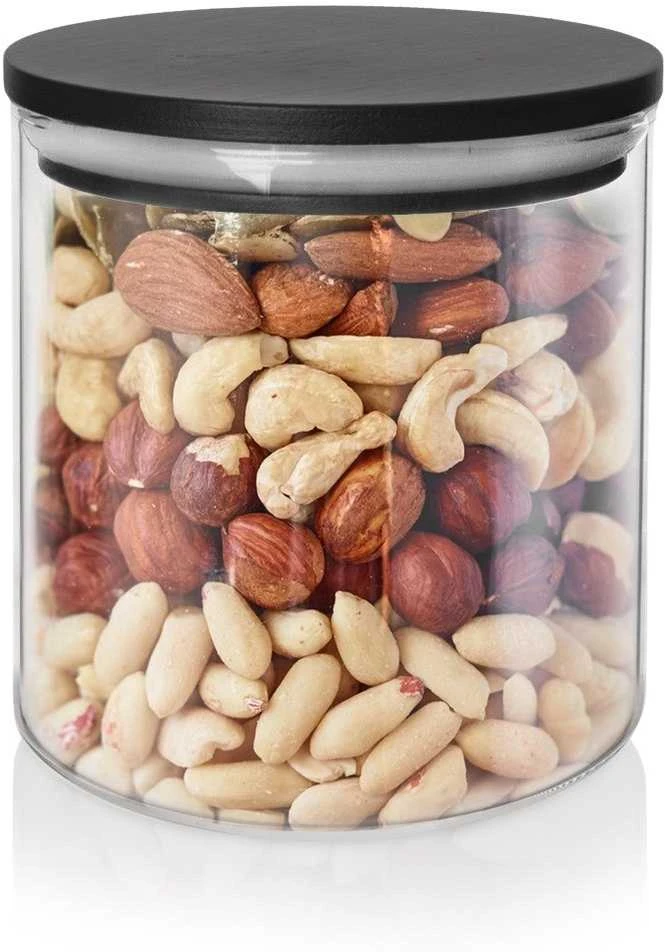 Orion Stiklinis talpykla produktams 450 ml su dangčiu ir sandarinimu