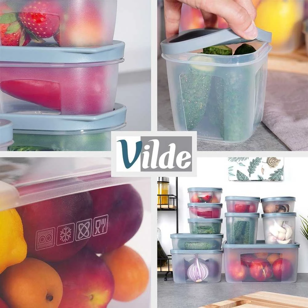 Maisto dėžutės Vilde, 10 vnt., įvairių dydžių