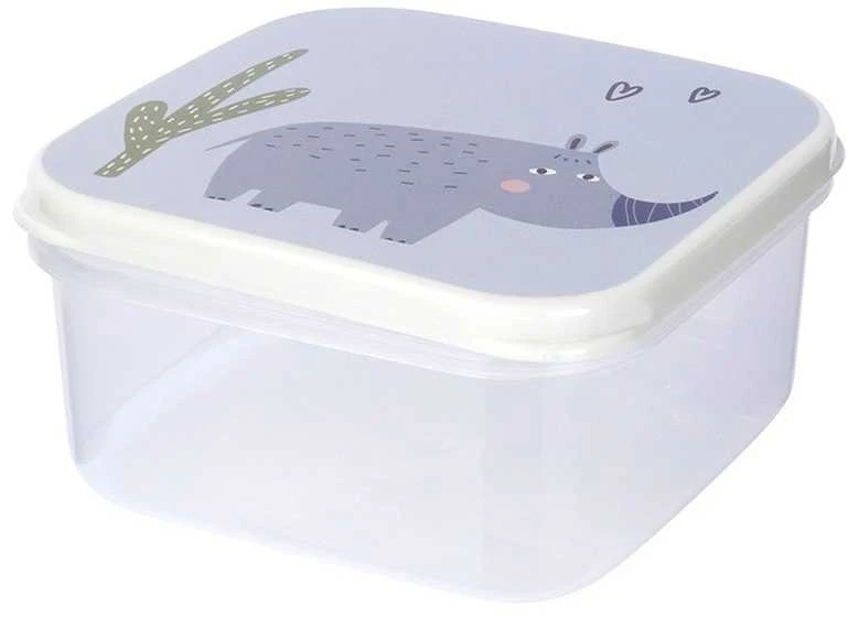 Excellent Houseware Home Styling Collection Maisto laikymo dėžutės vaikui 4 vnt. - įvairių dydžių, su gyvūnų motyvais