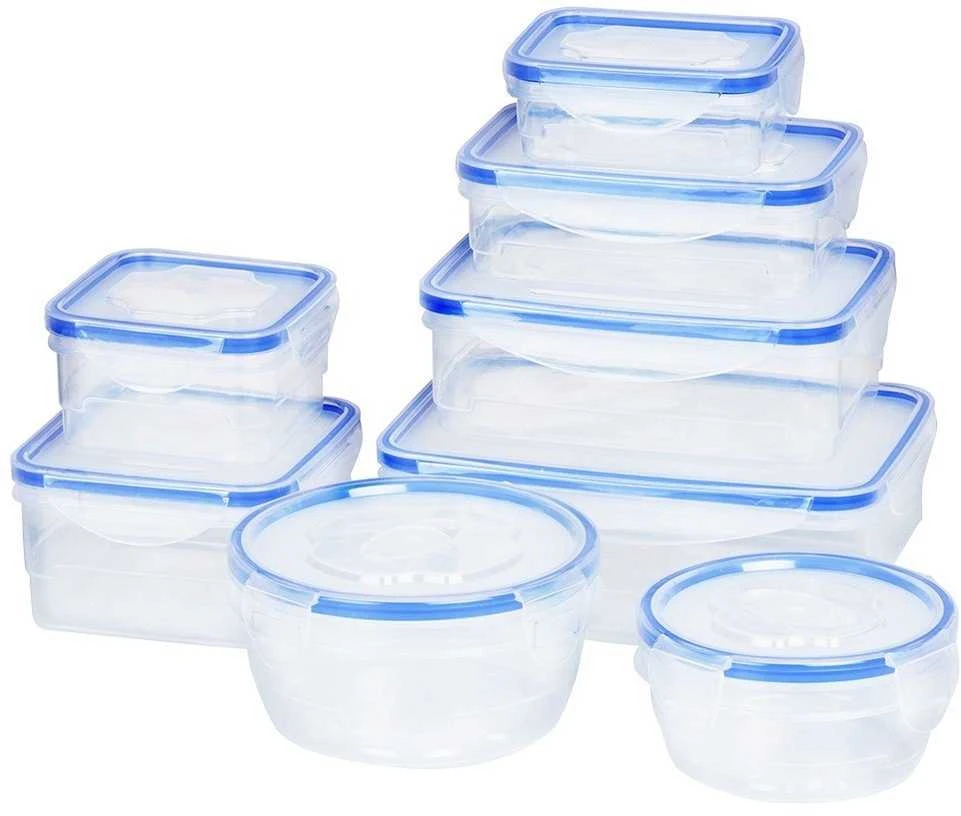 Vilde Lankstūs plastikiniai indai maistui 8 vnt.