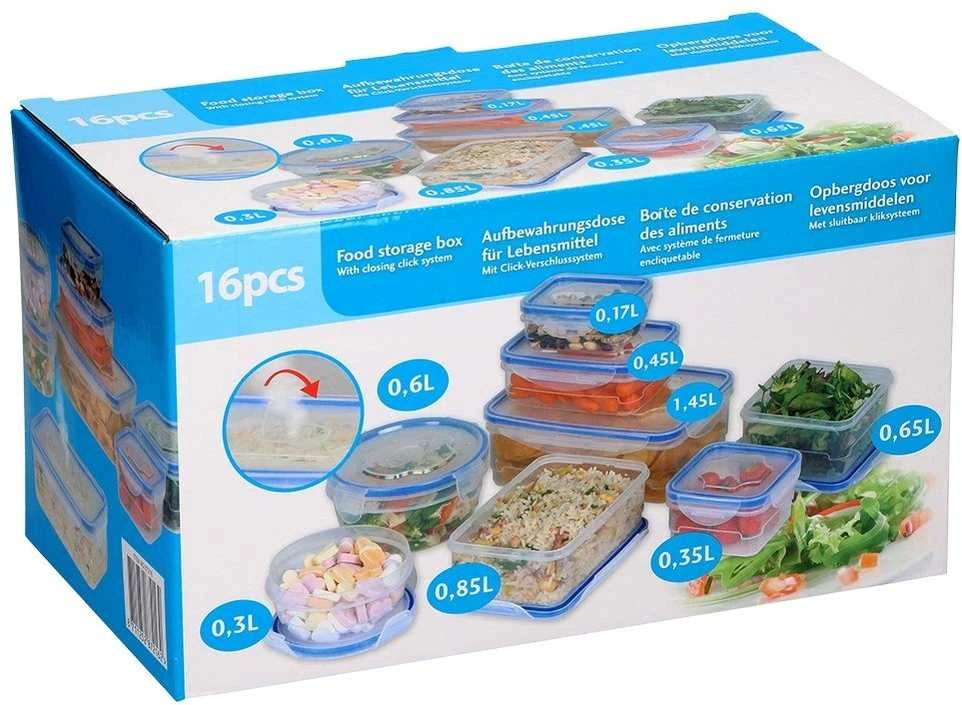 Vilde Lankstūs plastikiniai indai maistui 8 vnt.