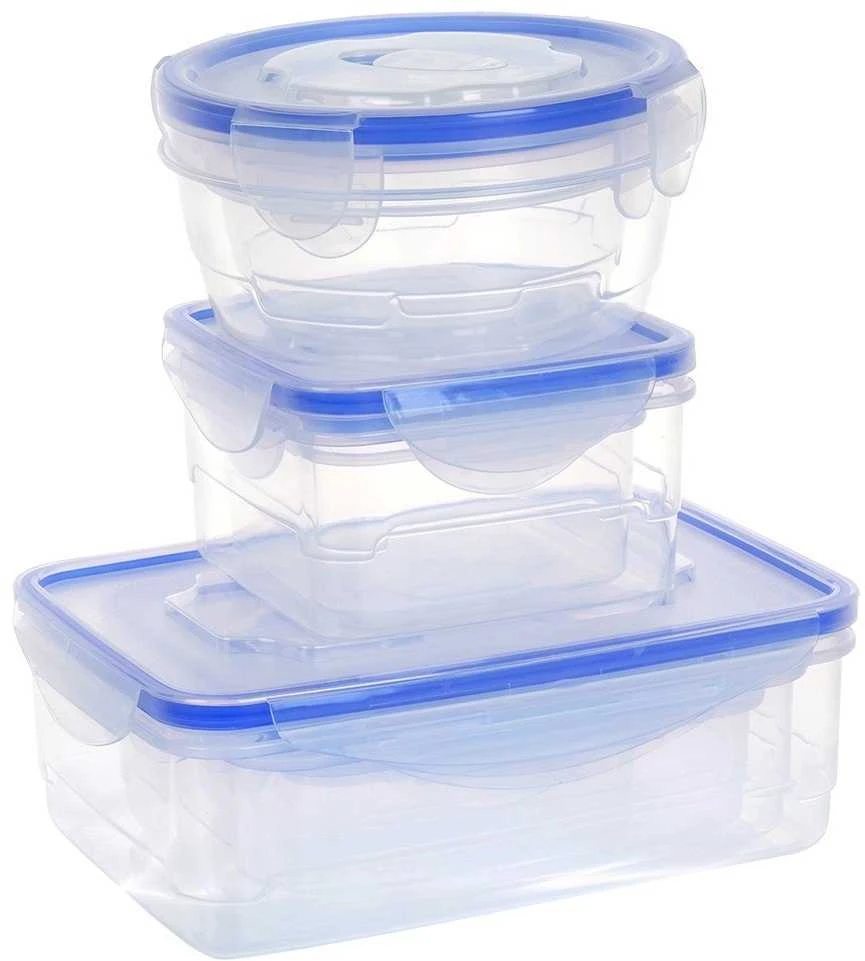 Vilde Lankstūs plastikiniai indai maistui 8 vnt.
