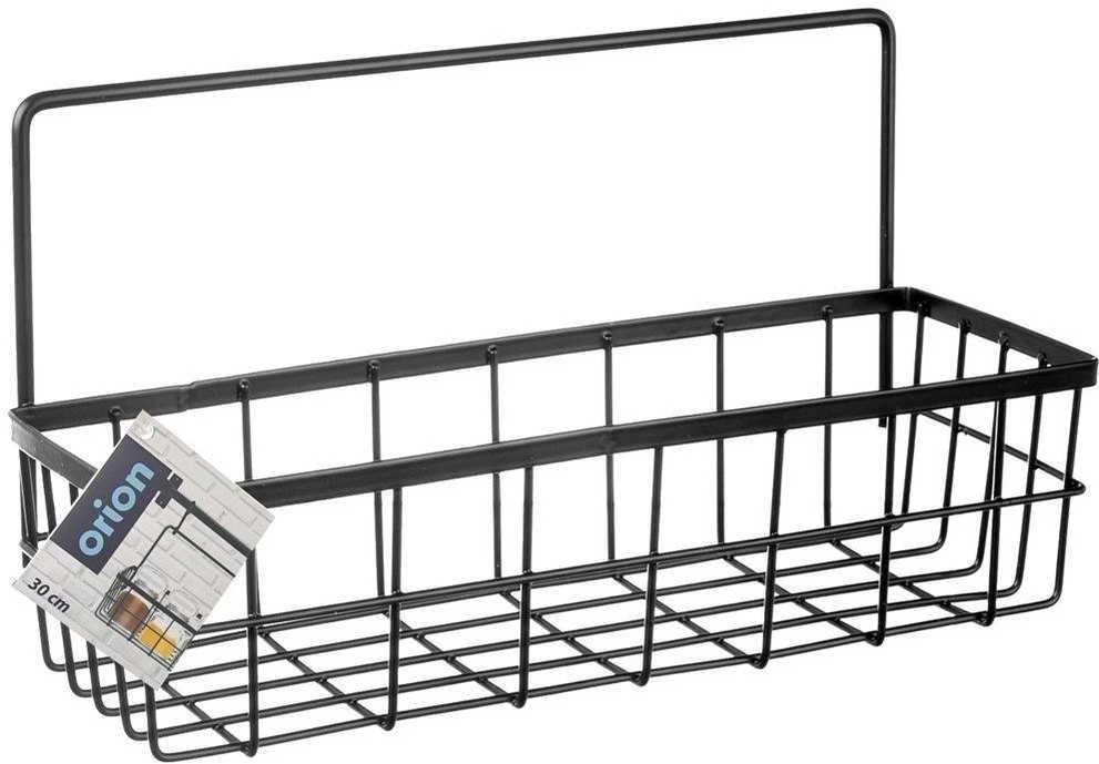 Orion Virtuvės lentyna RADKA 30x10,5x17cm metalinė juoda