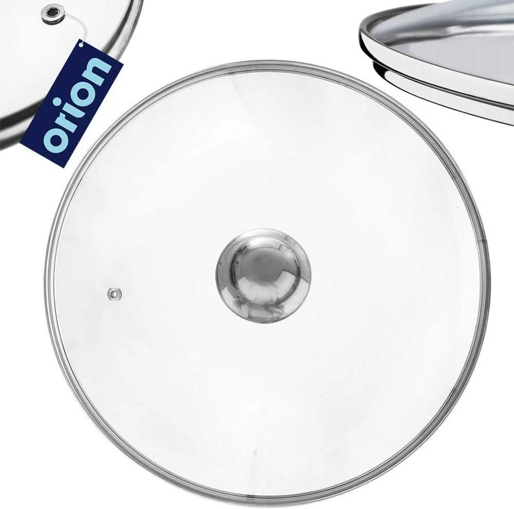 Orion Stiklinis puodo dangtis 28 cm - karščiui atsparus, su ventiliacijos anga
