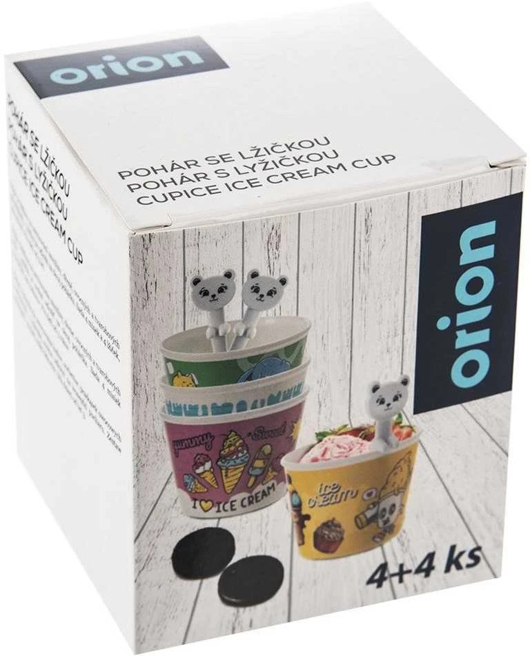 La Cucina Orion Desertiniai Tauriai su Šaukštais 4 vnt. 280 ml