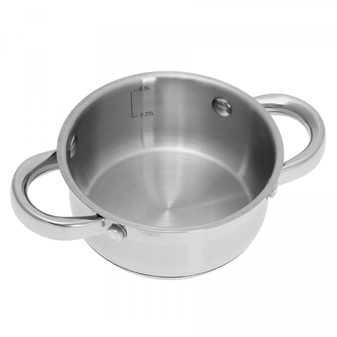 King Hoff Puodas Kinghoff plieno puodas, 12 cm skersmens, 0,5 l talpos