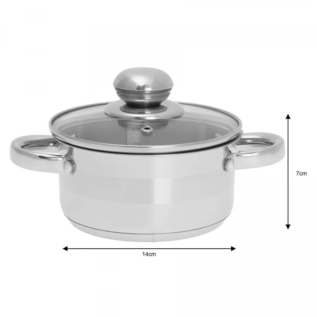 King Hoff Puodas Kinghoff plieno puodas, skersmuo 14cm, 1l