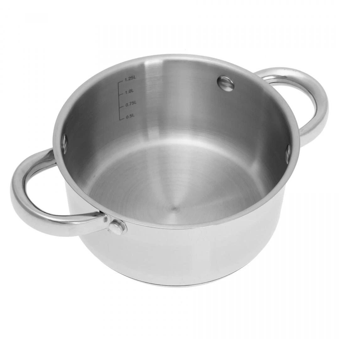 King Hoff Puodas Puodas su dangčiu, plieno, 16 cm skersmens, 1,5 l talpos, „Kinghoff“