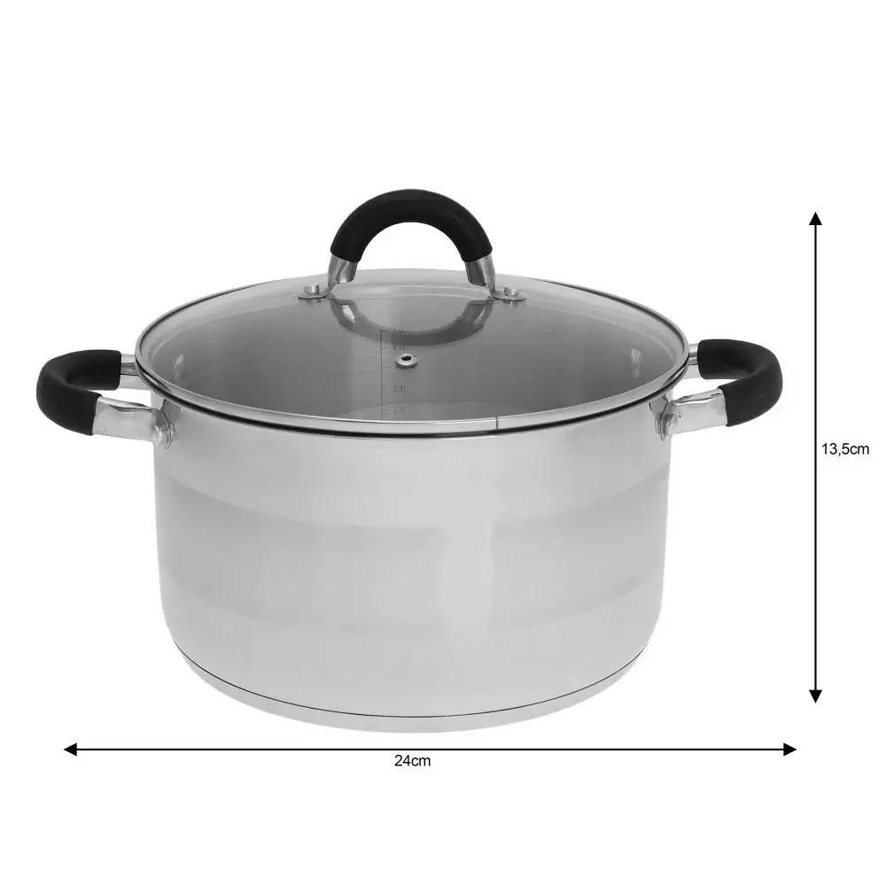 „King Hoff“ puodas, plienas, 24 cm skersmens, 6 l, „kinghoff“