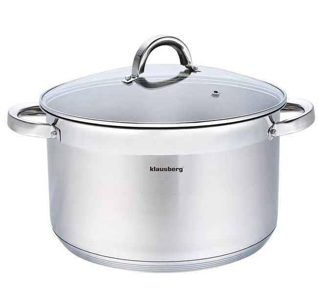 Puodas Plieninis puodas, 26 cm skersmens, 7,5 l, Klausberg