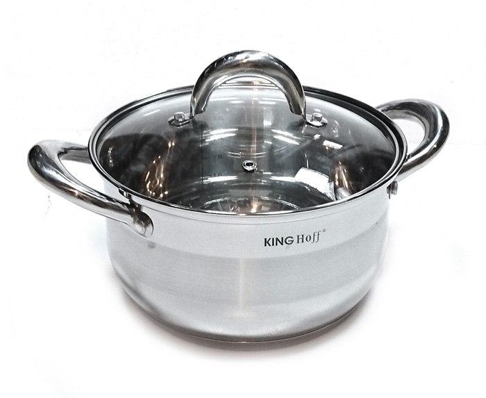 King Hoff Puodų rinkinys 8 dalys, stal śr.16/18/20/24cm kinghoff